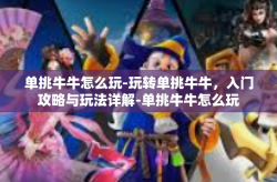 单挑牛牛怎么玩-玩转单挑牛牛，入门攻略与玩法详解-单挑牛牛怎么玩