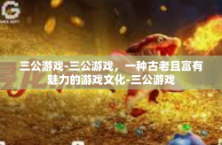 三公游戏-三公游戏，一种古老且富有魅力的游戏文化-三公游戏