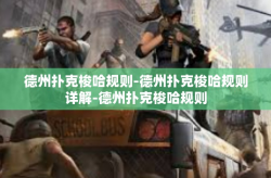 德州扑克梭哈规则-德州扑克梭哈规则详解-德州扑克梭哈规则
