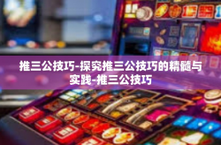推三公技巧-探究推三公技巧的精髓与实践-推三公技巧