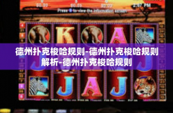 德州扑克梭哈规则-德州扑克梭哈规则解析-德州扑克梭哈规则