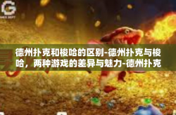 德州扑克和梭哈的区别-德州扑克与梭哈，两种游戏的差异与魅力-德州扑克和梭哈的区别