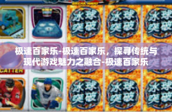 极速百家乐-极速百家乐，探寻传统与现代游戏魅力之融合-极速百家乐