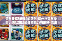 德州扑克和梭哈的区别-德州扑克与梭哈，两款游戏的独特魅力与差异-德州扑克和梭哈的区别