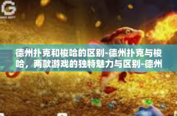 德州扑克和梭哈的区别-德州扑克与梭哈，两款游戏的独特魅力与区别-德州扑克和梭哈的区别