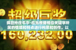 疯狂抢庄牛牛-应当根据相应关键字所属的情境和特点进行构思和创作。以下是一篇关于疯狂抢庄牛牛的标题和内容示例，疯狂抢庄牛牛
