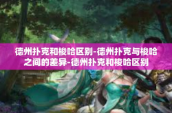德州扑克和梭哈区别-德州扑克与梭哈之间的差异-德州扑克和梭哈区别