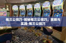 推三公技巧-揭秘推三公技巧，策略与实践-推三公技巧