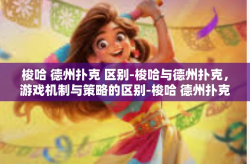 梭哈 德州扑克 区别-梭哈与德州扑克，游戏机制与策略的区别-梭哈 德州扑克 区别