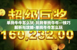 单挑牛牛怎么玩-玩转单挑牛牛—技巧解析与攻略-单挑牛牛怎么玩