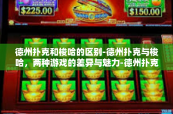 德州扑克和梭哈的区别-德州扑克与梭哈，两种游戏的差异与魅力-德州扑克和梭哈的区别