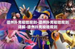 德州扑克梭哈规则-德州扑克梭哈规则详解-德州扑克梭哈规则