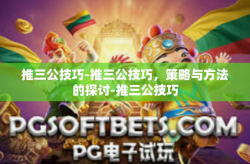 推三公技巧-推三公技巧，策略与方法的探讨-推三公技巧