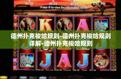 德州扑克梭哈规则-德州扑克梭哈规则详解-德州扑克梭哈规则