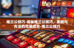 推三公技巧-揭秘推三公技巧，策略与方法的完美结合-推三公技巧