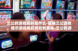 三公的游戏规则是什么-揭秘三公游戏，揭示游戏规则背后的奥秘-三公的游戏规则是什么