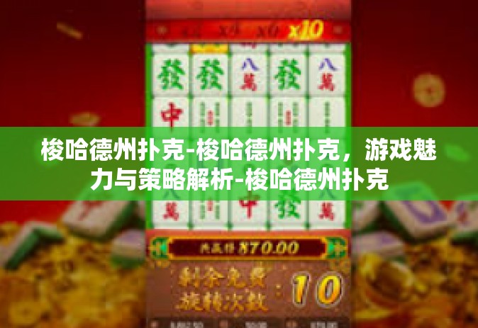 梭哈德州扑克-梭哈德州扑克，游戏魅力与策略解析-梭哈德州扑克