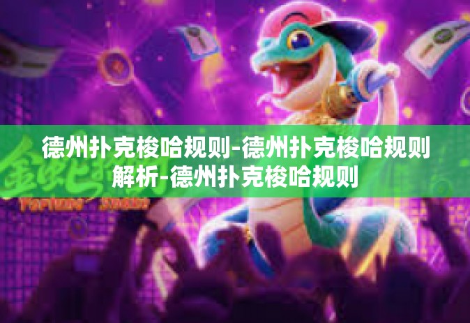 德州扑克梭哈规则-德州扑克梭哈规则解析-德州扑克梭哈规则