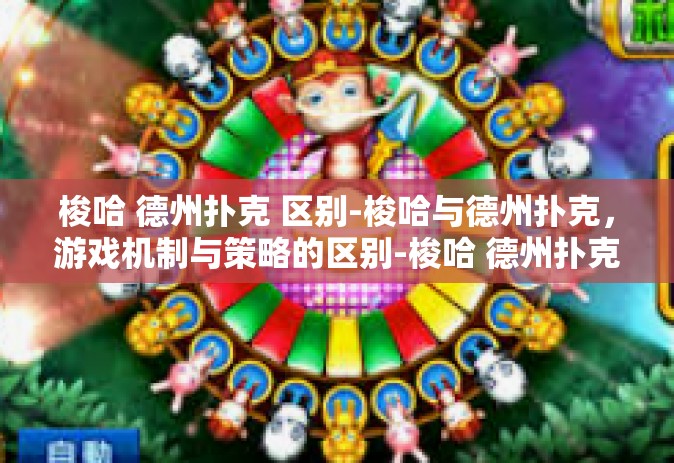 梭哈 德州扑克 区别-梭哈与德州扑克，游戏机制与策略的区别-梭哈 德州扑克 区别