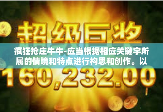 疯狂抢庄牛牛-应当根据相应关键字所属的情境和特点进行构思和创作。以下是一篇关于疯狂抢庄牛牛的标题和内容示例，疯狂抢庄牛牛